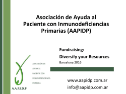 Asociaci&oacute;n Ayuda al Paciente con Inmunodeficiencias