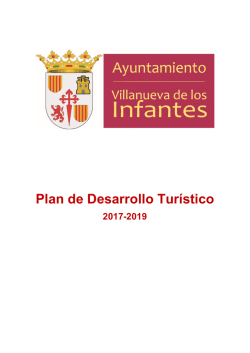 Plan de Desarrollo Tur&iacute;stico - Ayuntamiento de Villanueva de los