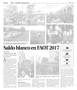Saldo blanco en FAOT 2017 40