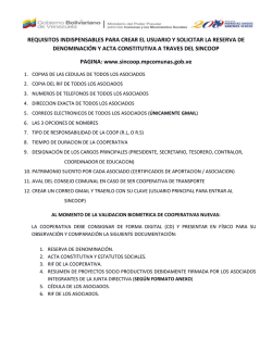 REQUISITOS REGISTRO NUEVO SINCOOP (3) cooperativa