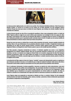 "porque hay cosas que nunca se olvidan".