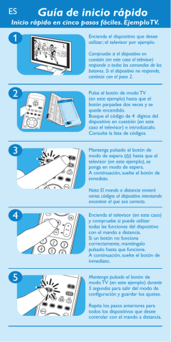 Gu&iacute;a de configuraci&oacute;n r&aacute;pida