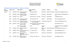 Establecimientos Educativos - Ministerio de Educaci&oacute;n | La Pampa