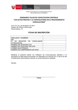 Page 1 "Decenio de las Personas con Discapacidad en el Per&uacute;