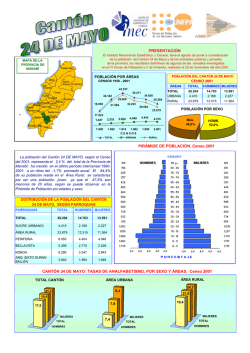 24 de Mayo - Instituto Nacional de Estad&iacute;stica y Censos
