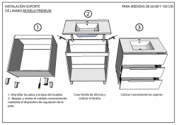 Mueble de ba&ntilde;o PREMIUM-manual de montaje