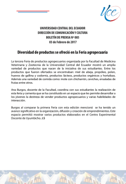 Diversidad de productos se ofreci&oacute; en la Feria agropecuaria