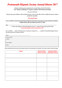 Portsmouth Hispanic Society Annual Dinner