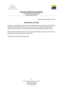 Montevideo, &hellip; de agosto de 2008