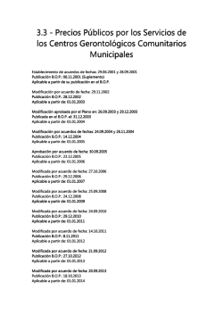 ordenanza centros gerontologicos