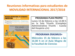 Reuni&oacute;n informativa para estudiantes de MOVILIDAD