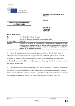 5783/17 ana/JDS/jlj 1 DG D 1A 1. A ra&iacute;z de la adopci&oacute;n por el