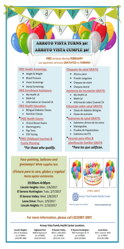 (323)987-2007. *For those who qualify. Face painting, balloons and