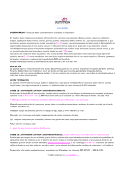 www.duettos. DUETTOS MODA ​Tiendas de Moda y complementos