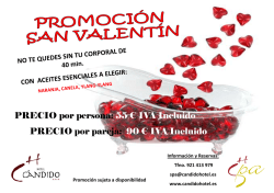 PROMO SAN VALENTIN 2017