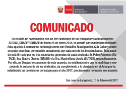 comunicado sub cafae