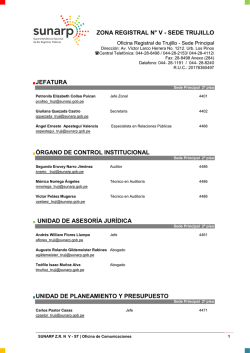 Sede Trujillo (Funcionarios)
