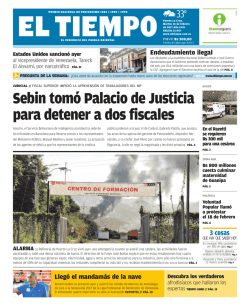 Sebin tom&oacute; Palacio de Justicia para detener a dos fiscales