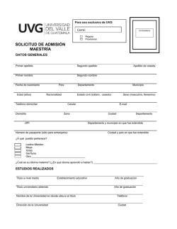 solicitud de admisi&oacute;n maestr&iacute;a