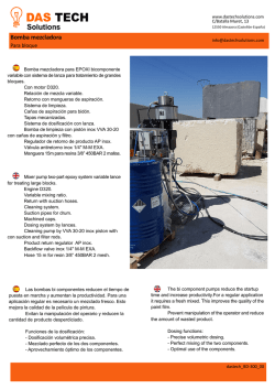 BD-320 MEZCLADORA DE BLOQUE dastech-BD