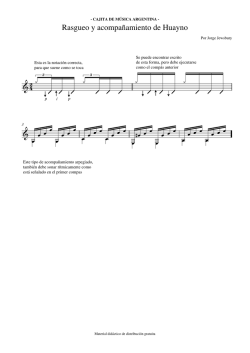 CAJITA RASGUEO GUITARRA Huayno