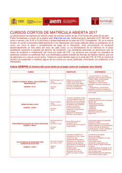 monograficos 2017 - Centro de Tecnolog&iacute;a del Espect&aacute;culo