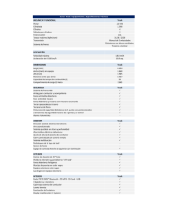 MEC&Aacute;NICA Y FUNCIONAL Track Motor 1.6 MSI Cilindrada 1.598