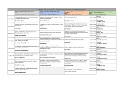 Mi&eacute;rcoles 15 de febrero de 2017 - Presentaciones