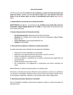 Aviso de Privacidad