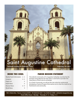 February 19, 2017 - St. Augustine Cathedral