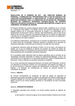 resoluci&oacute;n de 15 febrero de 2017 del director general