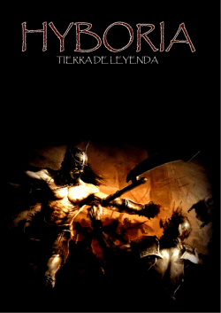hyboria tierra de leyenda.