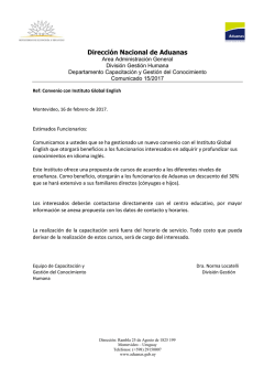 Montevideo, &hellip; de agosto de 2008