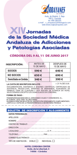 hoja de inscripci&oacute;n