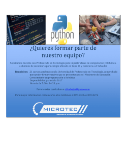 &iquest;Quieres formar parte de nuestro equipo?