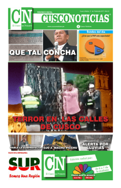 NOTICIAS CUSCO