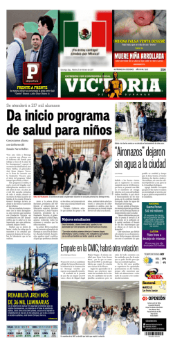 VD 21 Febrero 2017 - Peri&oacute;dico Victoria
