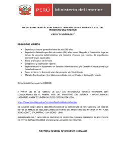 direccion general de recursos humanos