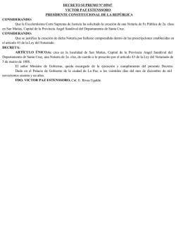 DECRETO SUPREMO N&ordm; 05947 VICTOR PAZ ESTENSSORO