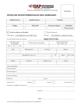 ficha de datos personales del egresado