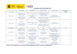 PROGRAMA CURSO CANCILLERES 2017