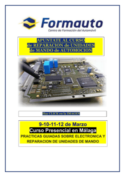 Pr&oacute;ximo Curso en M&aacute;laga - Marzo 2017