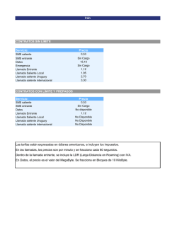 CONTRATOS SIN L&Iacute;MITE Servicio