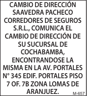 Archivo: CAMBIO DE DIRECCION