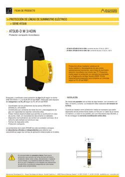 atsub-d m 3/4din - Aplicaciones Tecnol&oacute;gicas