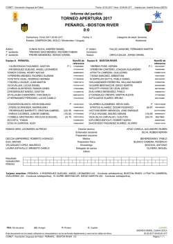 Pe&ntilde;arol - Boston River