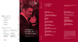 Programa de mano - Orquesta Estable - La m&uacute;sica y