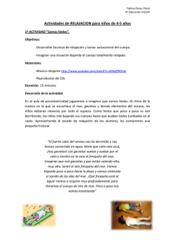 T&eacute;cnicas de Relajaci&oacute;n para ni&ntilde;os 3 PDF