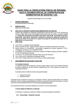 bases de la i convocatoria-2017 - Municipalidad Distrital de