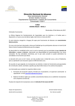 Montevideo, &hellip; de agosto de 2008